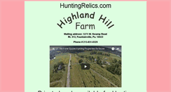 Desktop Screenshot of huntingrelics.com